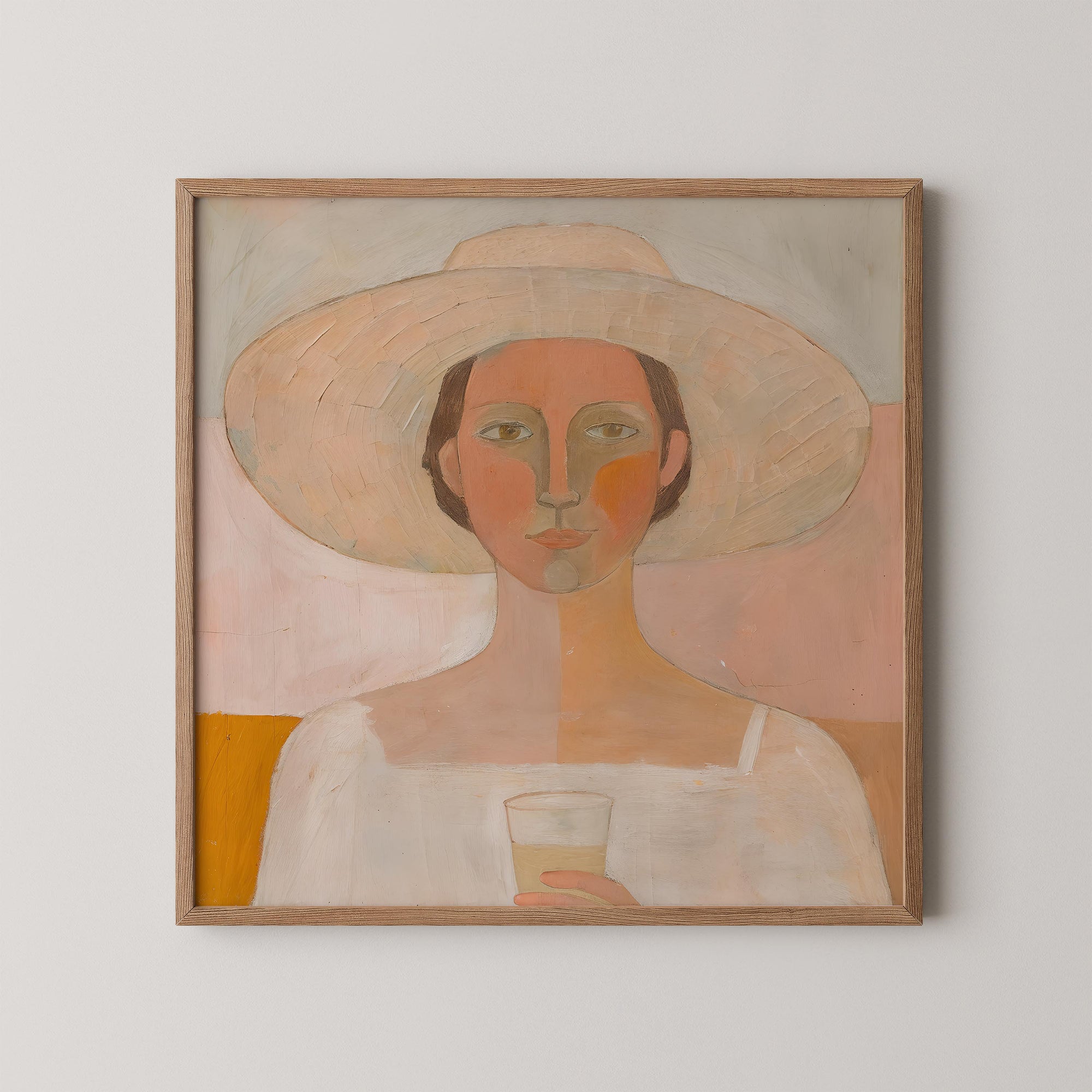 Portrait In Peach