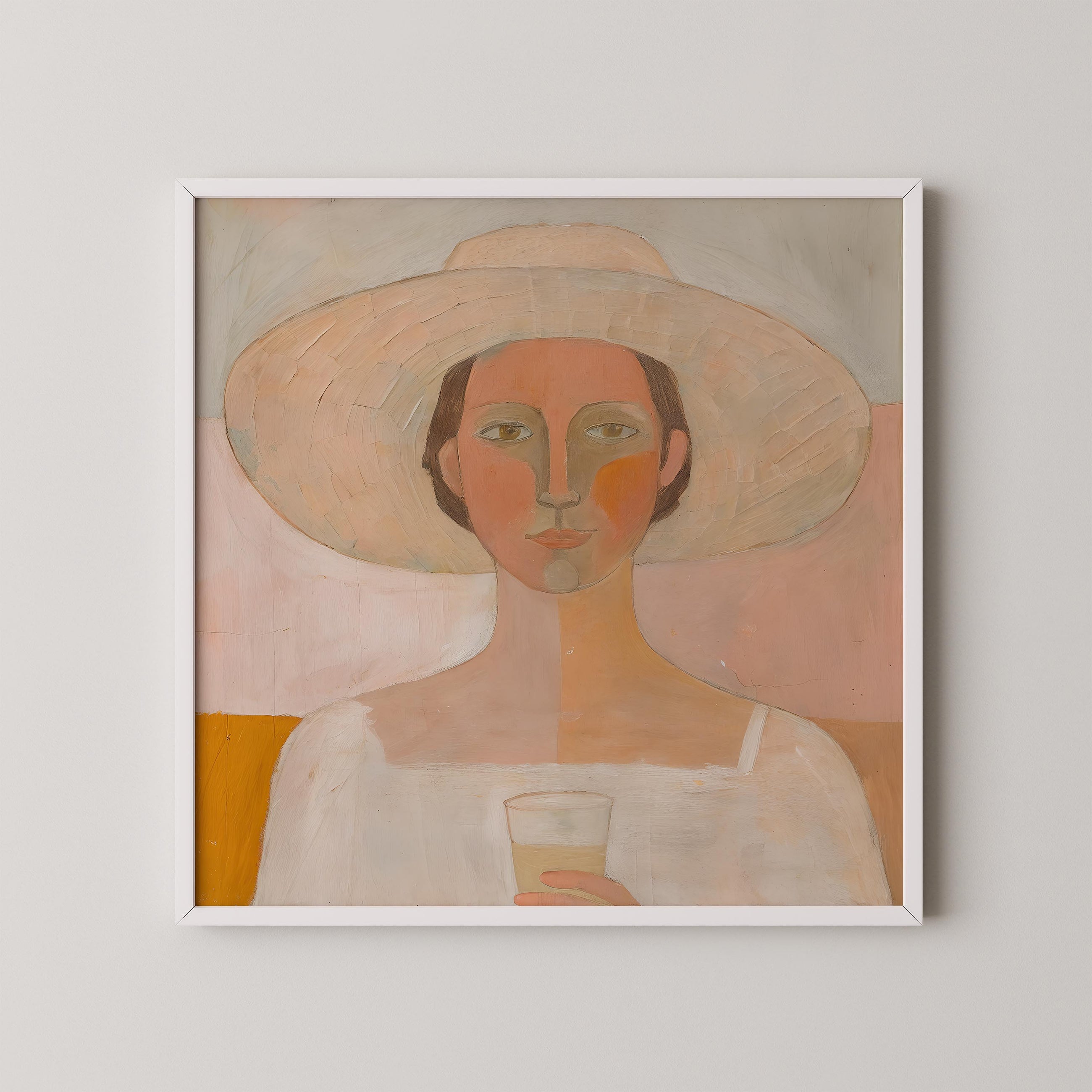 Portrait In Peach